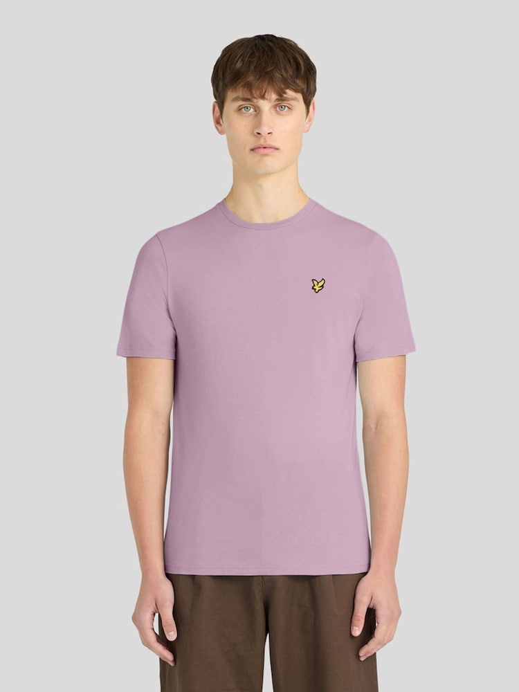 Lyle & Scott Pink Plain T-Shirt - Image 1 of 6 Lyle & Scott Pink Plain T-Shirt - Image 1 of 6