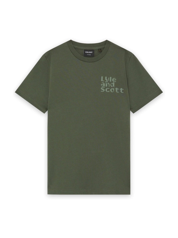 Lyle & Scott Green Dot Graphic T-Shirt - Image 1 of 2