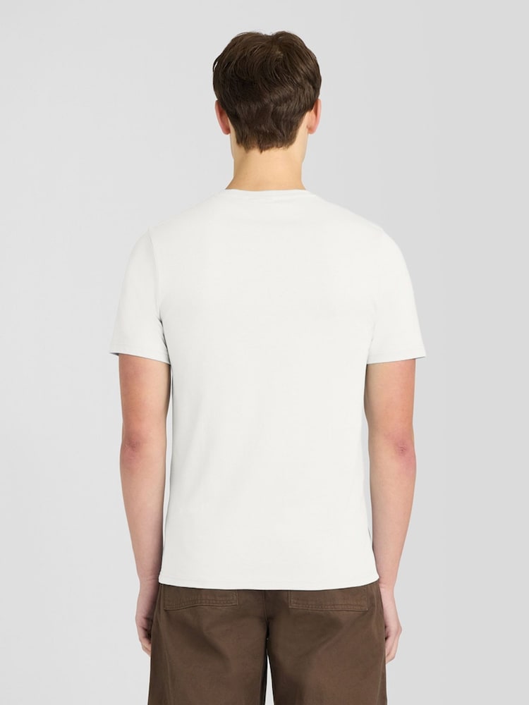 Lyle & Scott White Plain T-Shirt - Image 2 of 6 Lyle & Scott White Plain T-Shirt - Image 2 of 6
