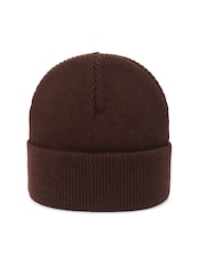 COACH Brown Coach Signature Embossed Knit Beanie - Image 3 of 4