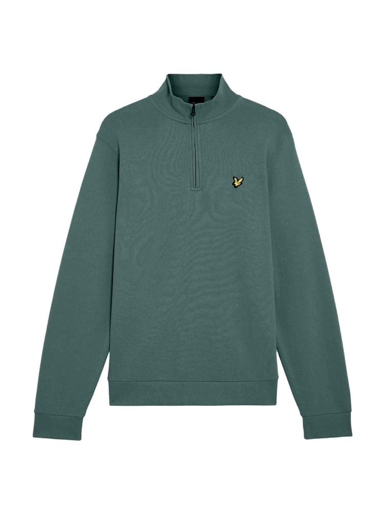 Grön - Lyle & Scott Quarter Zip pullover Tröja - Bild 1 av 1 Grön - Lyle & Scott Quarter Zip pullover Tröja - Bild 1 av 1