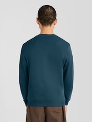 Bleu - Sweat Lyle & Scott ras du cou - Image 4 sur 6