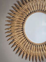 Gallery Home Gold Quill Feather Mirror - Image 3 of 3