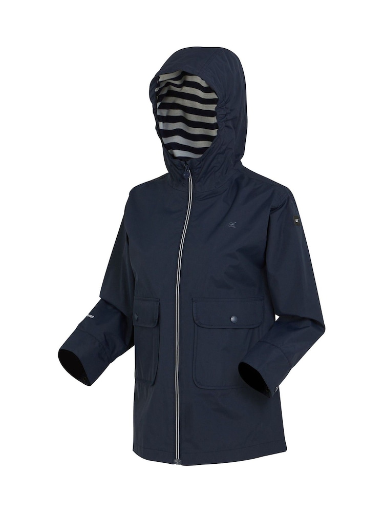 Regatta Blue Girls Beylina Waterproof Jacket - Image 4 of 4