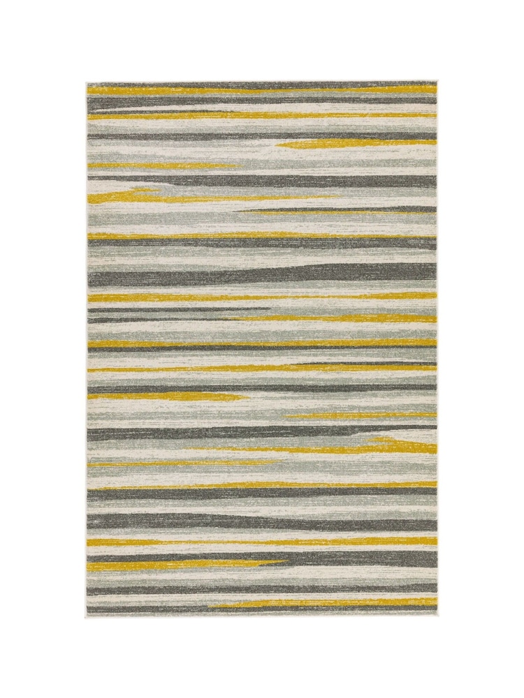 Asiatic Rugs Mustard Yellow Colt Stripe Rug - Image 1 of 4