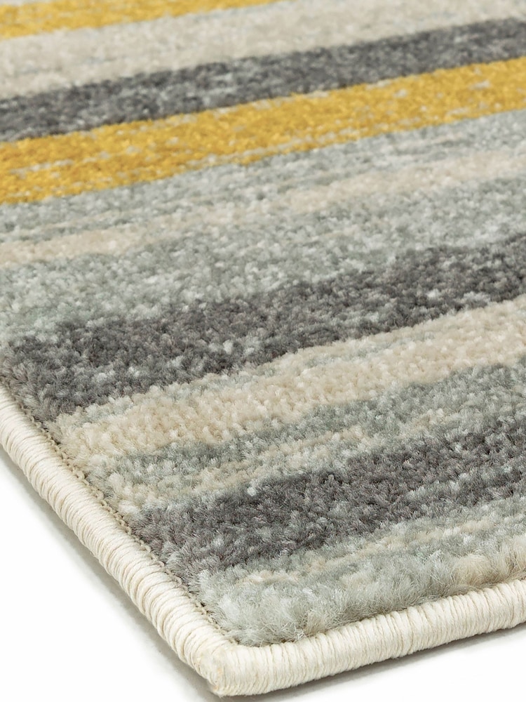 Asiatic Rugs Mustard Yellow Colt Stripe Rug - Image 2 of 4