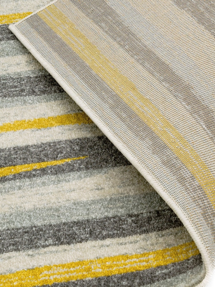 Asiatic Rugs Mustard Yellow Colt Stripe Rug - Image 4 of 4