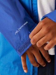 Regatta Blue Junior Calderdale III Waterproof Jacket - Image 6 of 9