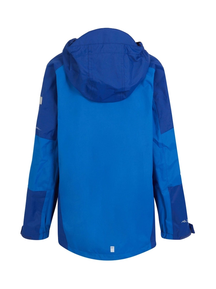 Regatta Blue Junior Calderdale III Waterproof Jacket - Image 9 of 9