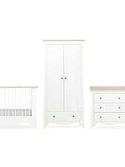 CuddleCo 3 Piece White Ash Cashmere Clara Nursery Furniture Set - Image 5 of 8