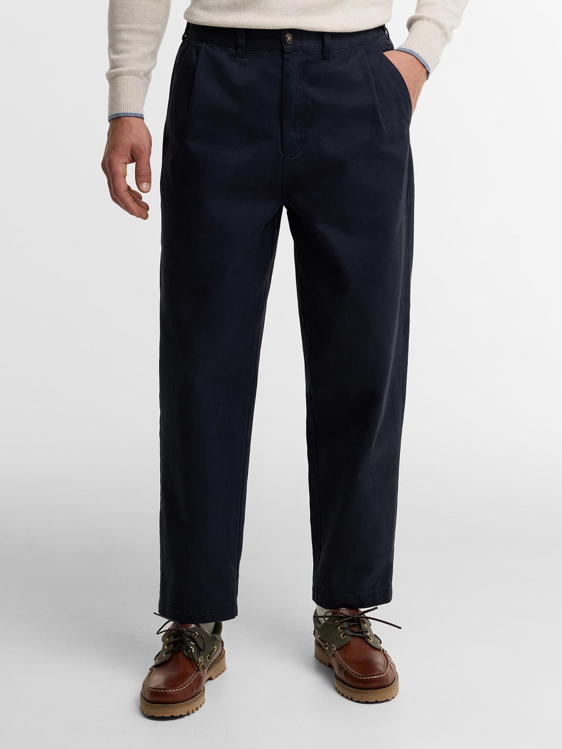 Barbour Men's Blue Yorklane Trousers