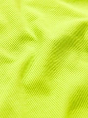 Black/Ecru/Lime Ribbed Racer Neck Vests 3 Pack - Image 6 of 6