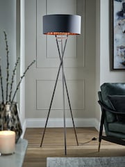 Grey Rico Floor Lamp - Image 2 of 6