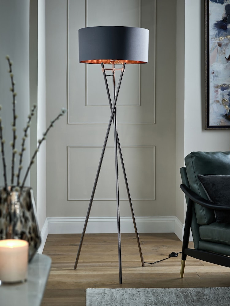 Grey Rico Floor Lamp - Image 2 of 6