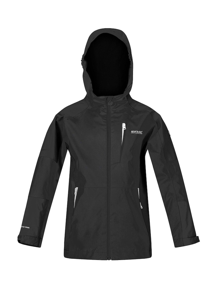 Regatta Black Junior Calderdale III Waterproof Jacket - Image 6 of 6