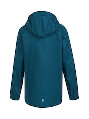 Regatta Blue Dark Kids Waterproof Pack It Jacket III - Image 6 of 7