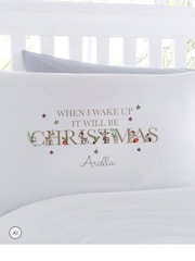 Personalised When I Wake up Christmas Pillowcase by Koko Blossom - Image 2 of 2