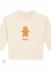 Personalised Christmas Gingerbread Sweatshirt by Koko Blossom - Image 4 of 4