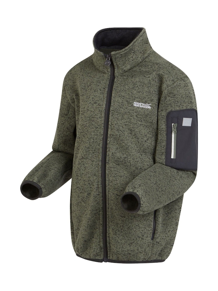 Regatta Grey Junior Newhill Full Zip Fleece - Image 7 of 7