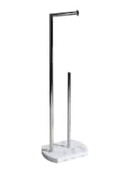 Showerdrape White Octavia Toilet Roll and Spare Paper Holder - Image 2 of 2