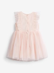 Pink Mesh Party Dress (3mths-8yrs) - Image 5 of 6