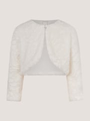 Monsoon Rose Textured Faux Fur Cardigan - 4의 이미지 2
