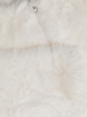 Monsoon Rose Textured Faux Fur Cardigan - 4의 이미지 4