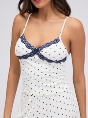 Boux Avenue Heart Ribbed Long Pyjama Set - Image 4 of 6