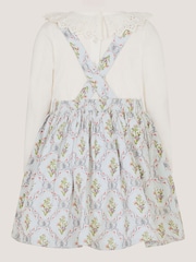 Monsoon Baby Mon Cheri Pinafore көйлегі және жейдесі жиынтығы - 4суретінің 3 суреті