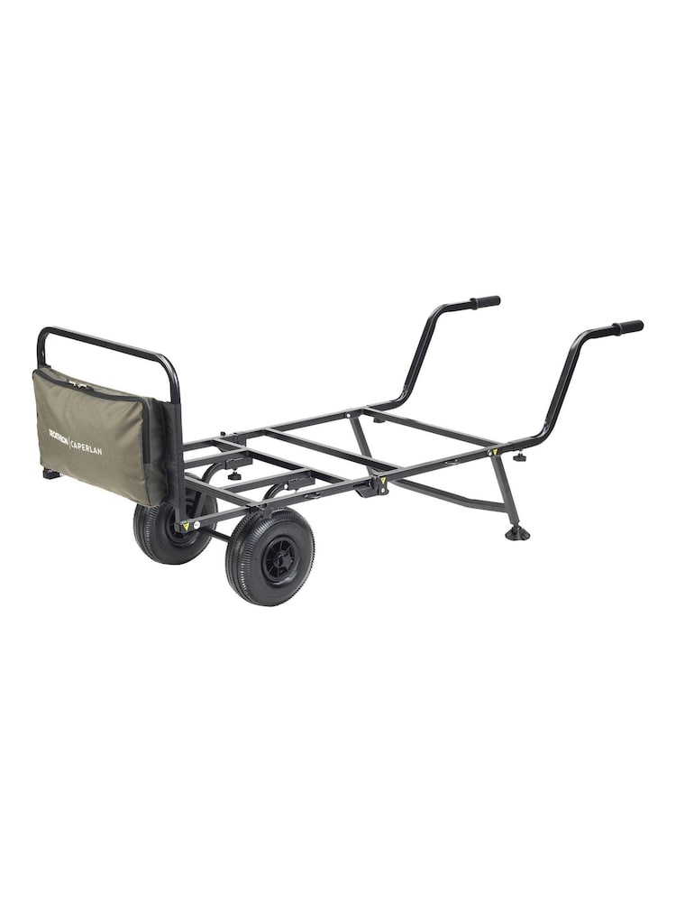 Decathlon Black Barrow Session Carp Fishing Trolley Caperlan - Image 1 of 5