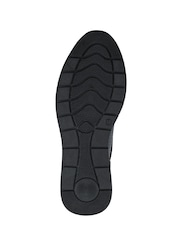 Negru - Pantofi sport Pavers cu platformă cu șireturi și fermoar lateral - Imaginea 6 din 6