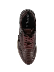 Grena - Pantofi sport Pavers cu platformă cu șireturi și fermoar lateral - Imaginea 5 din 6