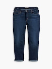 Levi's® Cobalt Layer Denim Blue Curve Boyfriend Jeans - Image 4 of 6