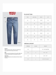 Levi's® Cobalt Layer Denim Blue Curve Boyfriend Jeans - Image 6 of 6