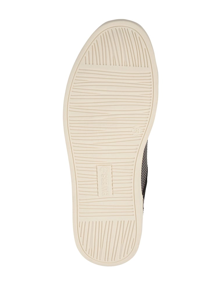 Pavers Burgundy Wide Fit Zip & Lace Trainers With Grip Sole - Image 5 of 5 Pavers Burgundy Wide Fit Zip & Lace Trainers With Grip Sole - Image 5 of 5