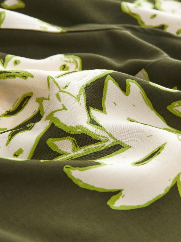 Green Floral Frill Summer Dress - Image 6 of 6