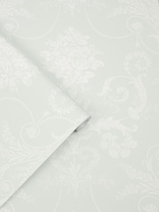 Laura Ashley Duck Egg Josette 10M Wallpaper - Image 3 of 4