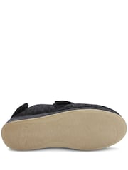Pavers Black Wide Fit Dual Touch Fasten Slippers - Image 5 of 6