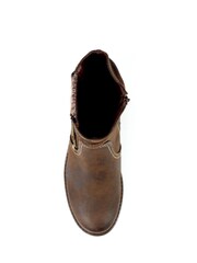 Lunar Sleet Waterproof Brown Ankle Boots - Image 3 of 8