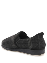 Pavers Black Easy Step In Wide Fit Grip Sole Slippers - Image 4 of 6