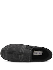 Pavers Black Easy Step In Wide Fit Grip Sole Slippers - Image 5 of 6