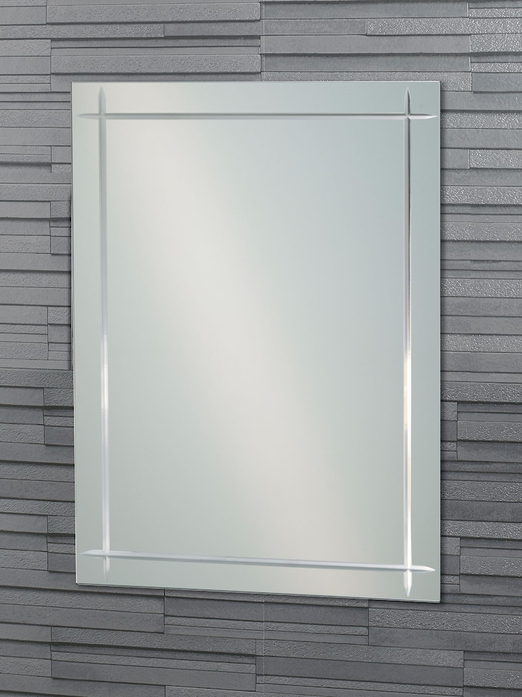 Showerdrape Marylebone Diamond Cut Bathroom Mirror - Image 1 of 4