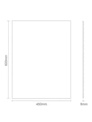 Showerdrape Marylebone Diamond Cut Bathroom Mirror - Image 4 of 4