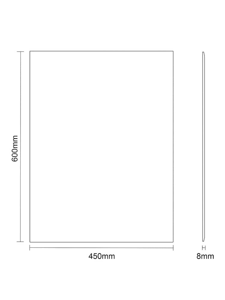 Showerdrape Marylebone Diamond Cut Bathroom Mirror - Image 4 of 4