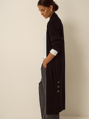 Monsoon Black Sadie Knit Longline Cardigan - Image 2 of 4
