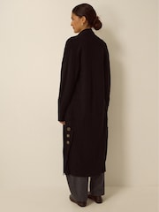 Monsoon Black Sadie Knit Longline Cardigan - Image 3 of 4