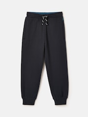 Joules Boys' Ted Navy Blue Jersey Joggers - Image 5 of 10