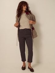 Monsoon Black Julia Cropped Cigarette Jeans - Image 1 of 3