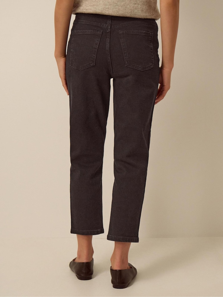 Monsoon Black Julia Cropped Cigarette Jeans - Image 2 of 3 Monsoon Black Julia Cropped Cigarette Jeans - Image 2 of 3