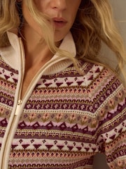 Monsoon Fie Fair Isle Cardigan - صورة 2 من 4